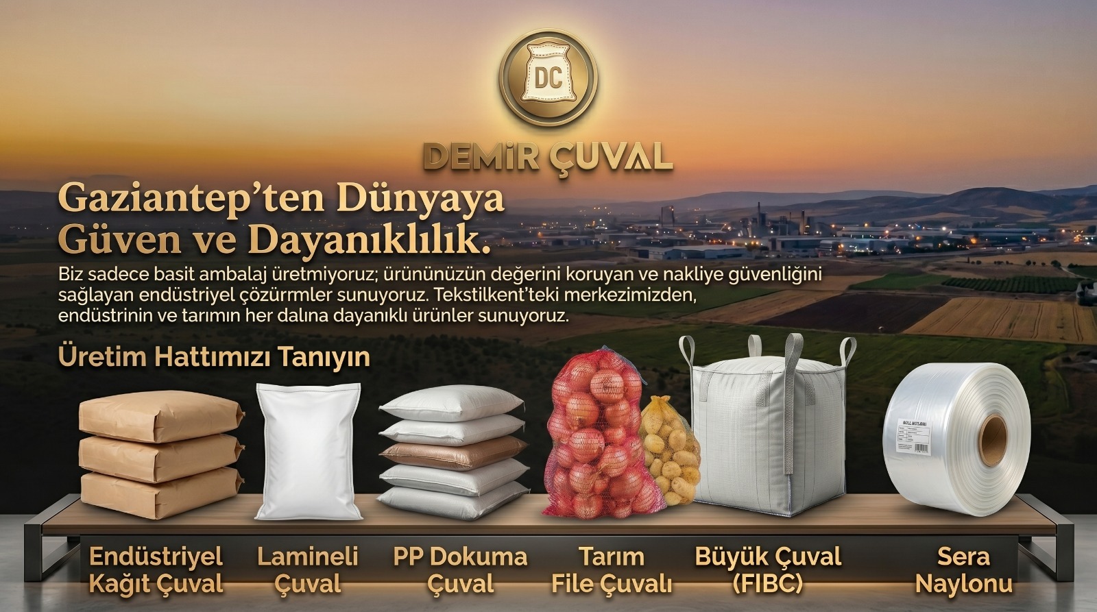 Gaziantep toptan PP dokuma çuval üretim detayları ve kalite kontrol