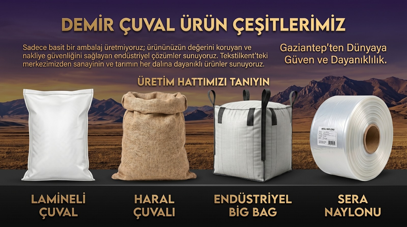 Yüksek mukavemetli big bag ve endüstriyel ambalaj üretim çözümleri